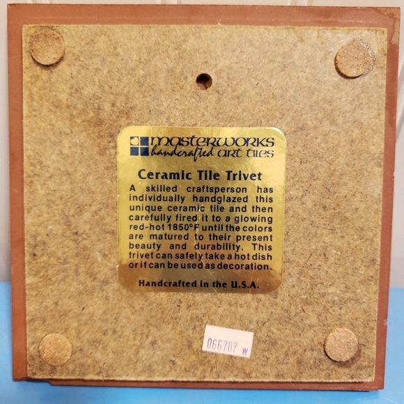 Vail ceramic trivet - Picture 2 of 2